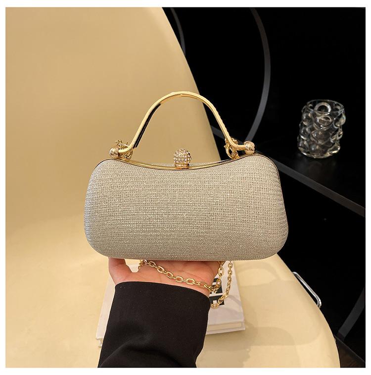 2025 Luxury French Rhinestone Single Shoulder Evening Crossbody Bag