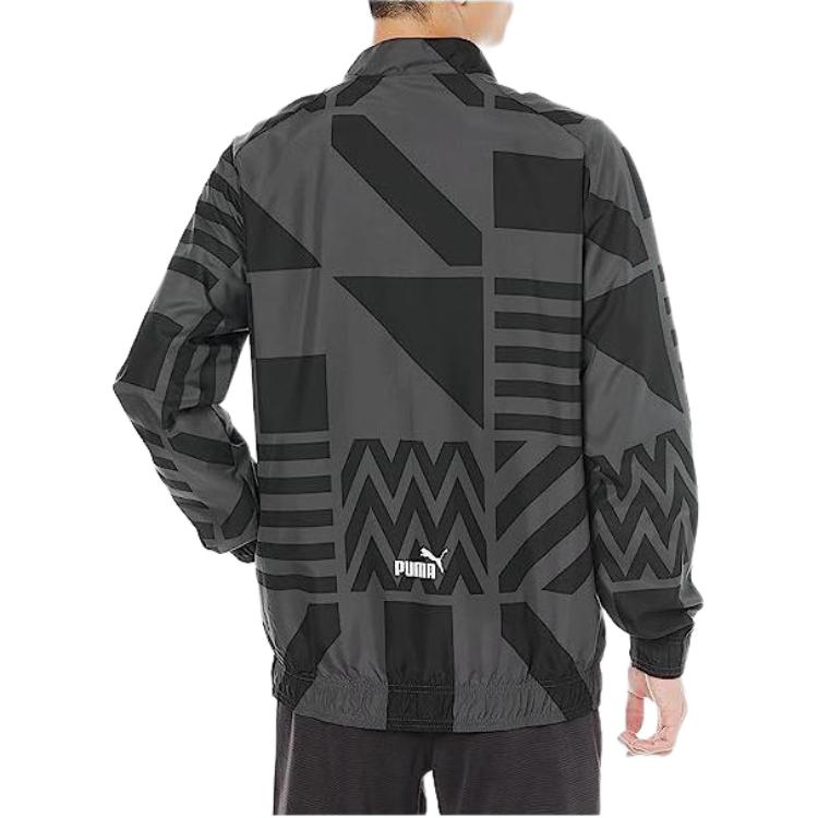 Puma 2022-23 AC Milan  All Over Print Zip Jacket Men Jacket Black 767551-01