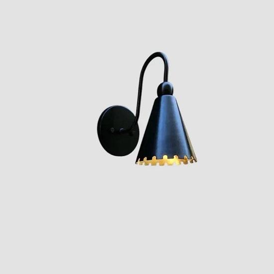 Retro Messing Vegglampe – Tidløs Sjarm Belysningsarmatur