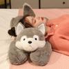 Super Soft Big  Lying White Polar Bear Toy Stuffed Animals Doll Cushion Dinosaur Pig Husky Dog Throw Pillow Hug Cuddly Plushies