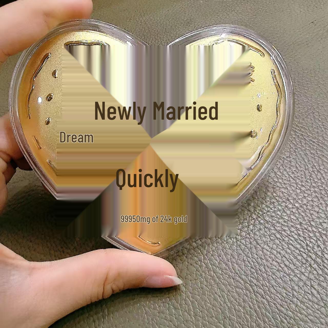 

Торт в форме сердца из чистого золота 999 пробы для Циси, Дня святого Валентина, Дня рождения или праздничного подарка