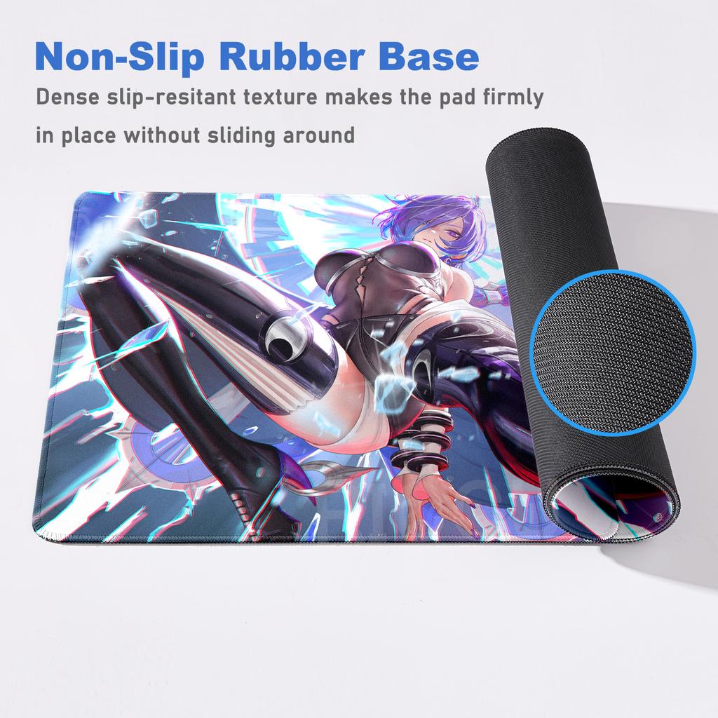 Tapis de Souris XXL Impression HD Set de Table Zenless Zone Zero ZZZ Promeia Accessoires PC kawaii Fille Anime Tapis de Souris Bureau Tapis de Bureau