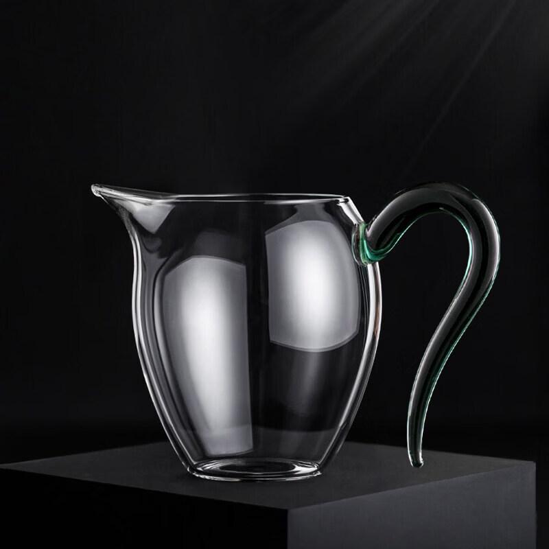 Heat-Resistant Glass Tea Pitcher with Strainer