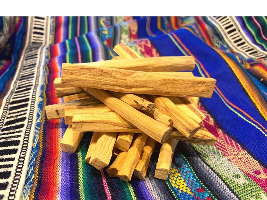 [Juicy Spicy] Palo Santo Incense Smudge Sticks [8 Pack] - Sustainably Sourced from Peru