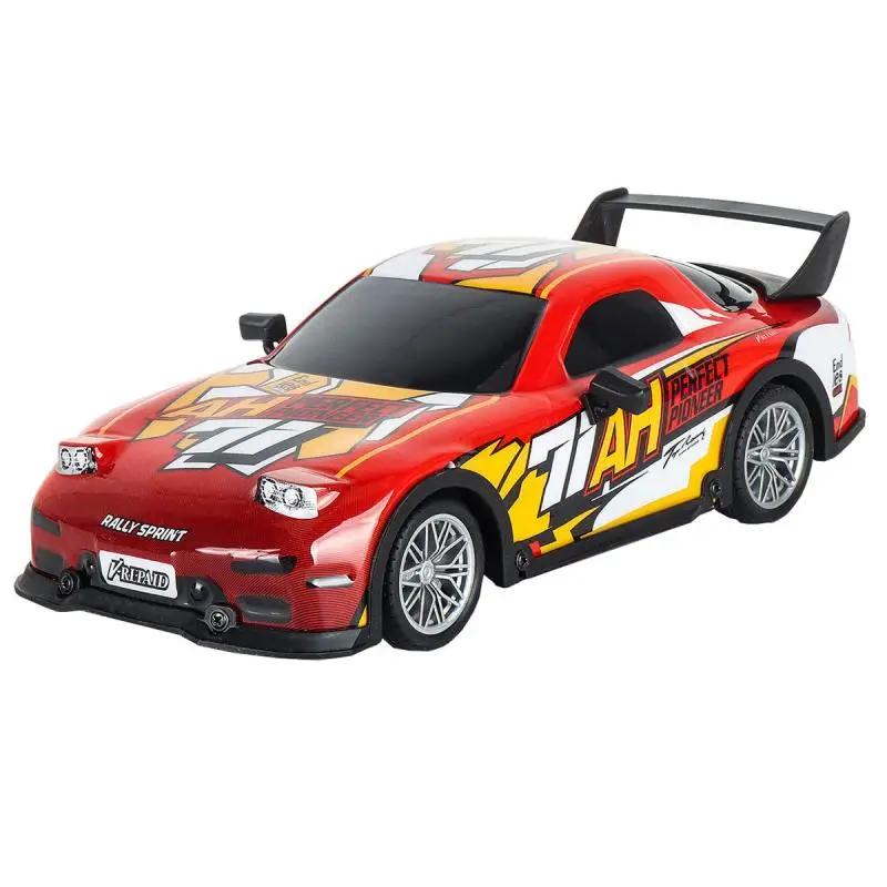 1/18 Rc Drift Racing Car 2.4G Radio Controlled Vehicles Remote Control High-Speed 4Wd Drive Cars with Light Drifting Model Toys