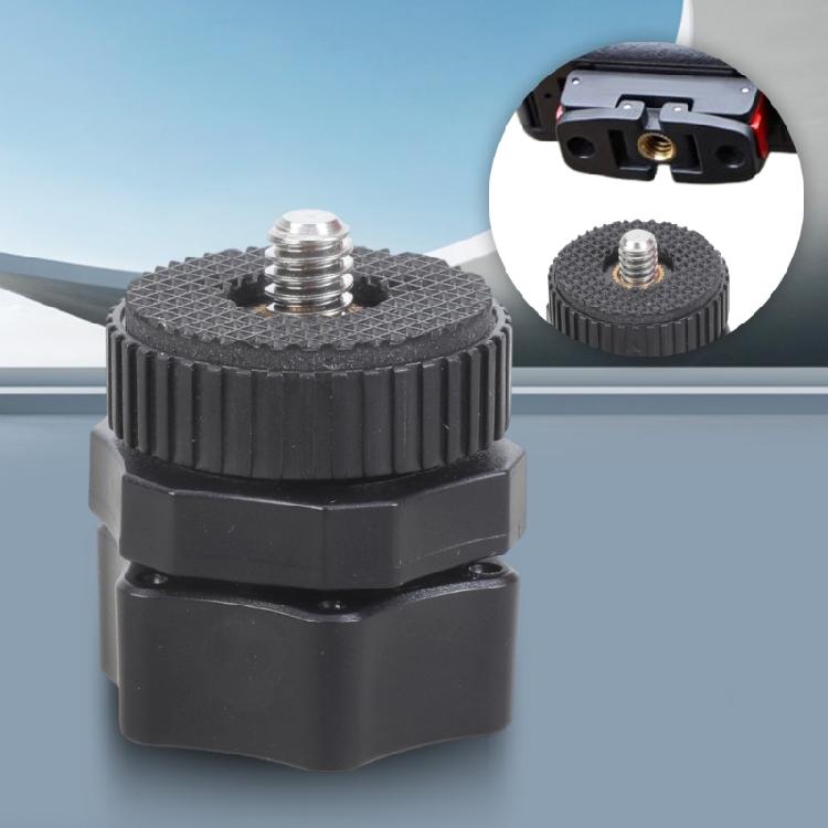 Camera Ball Socket Adapter 17mm To 1/4 Male Screw Conversion Head for Vehicle Mounts and Lightweight Gear
