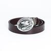 Men's Fashion Cowhide Leather Belt - Retro Buckle, European-American Style, Casual Jeans Accessory