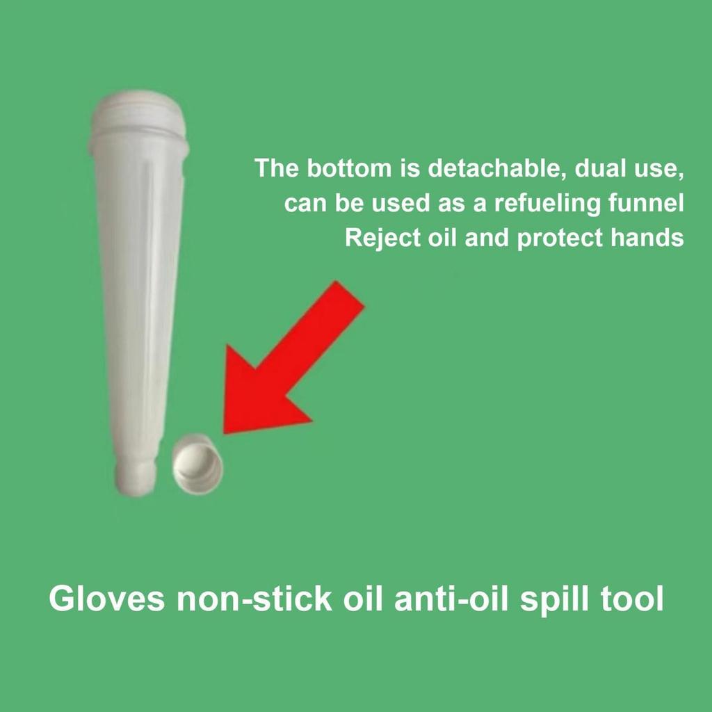 Gerinkoken Car Funnel Funnel Filter Tool Gasoline Engine Funnel Filling Funnel Spill