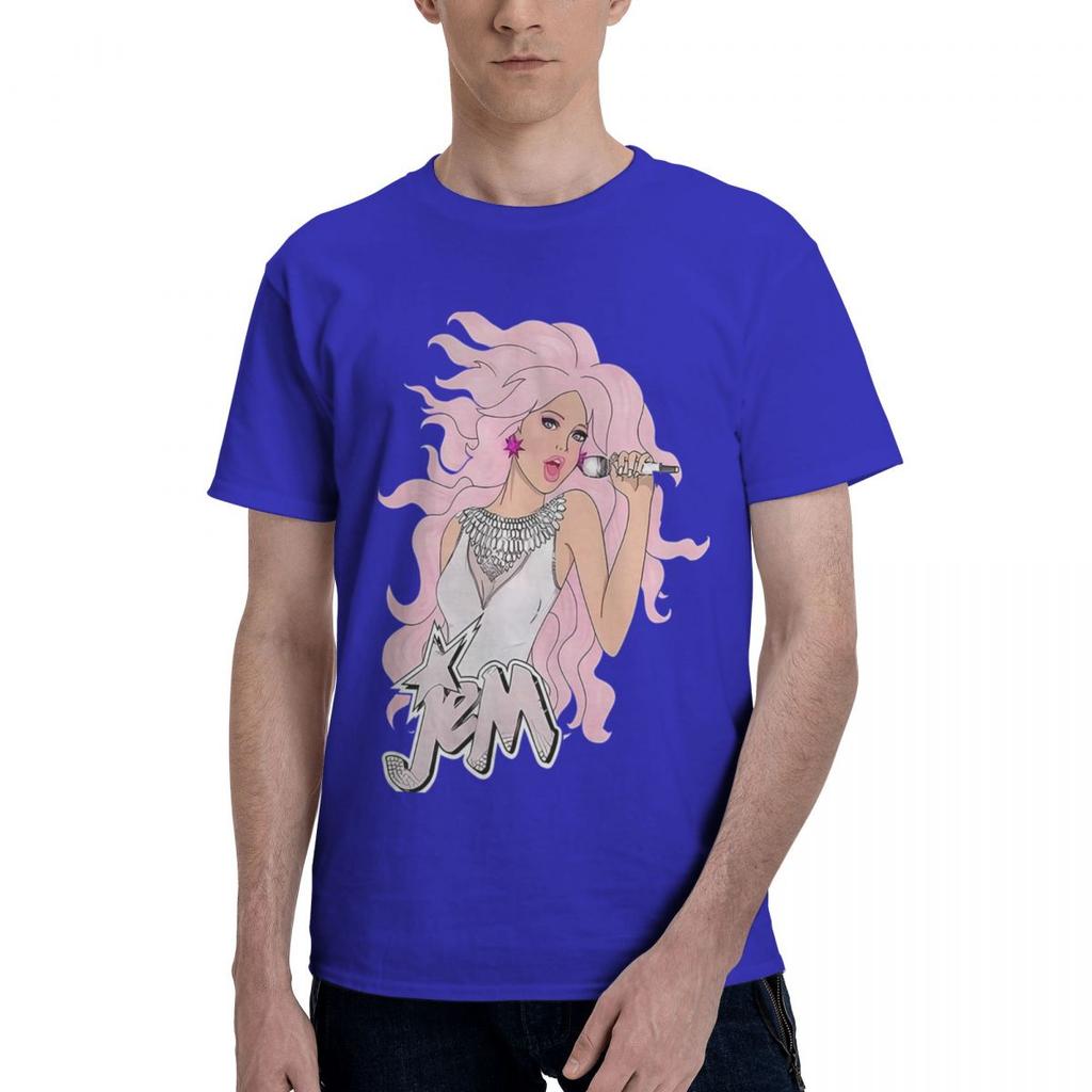 Dazzling Diamonds Jem And The Holograms 100 Cotton Casual Breathable Confortable T Shirt Short Sleeve TShirt T Shirt Men