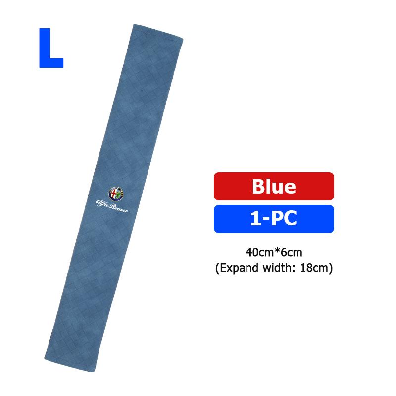ZNBUA1 Car Safety Seat Belt Shoulder Breathable Protection Padding Pad For Alfa Romeo Giulietta GT 159 147 156 Mito Brera Giulia Spider