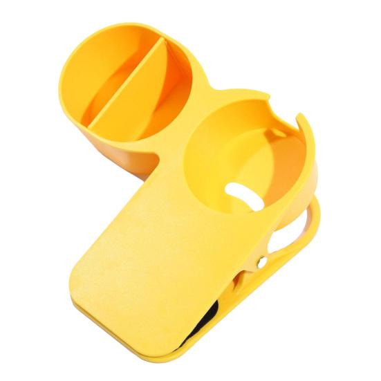 Cup Holder Clip Groove Design Anti-slip ABS Table Organizer Bottle Stand Clamp for Home