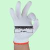 Men's Durable White Cotton Nylon Work Gloves for Construction