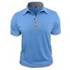Maglietta Polo Casual da Uomo Taglie Forti con Colletto Reversibile, Maniche Corte, Tasca, Bottoni