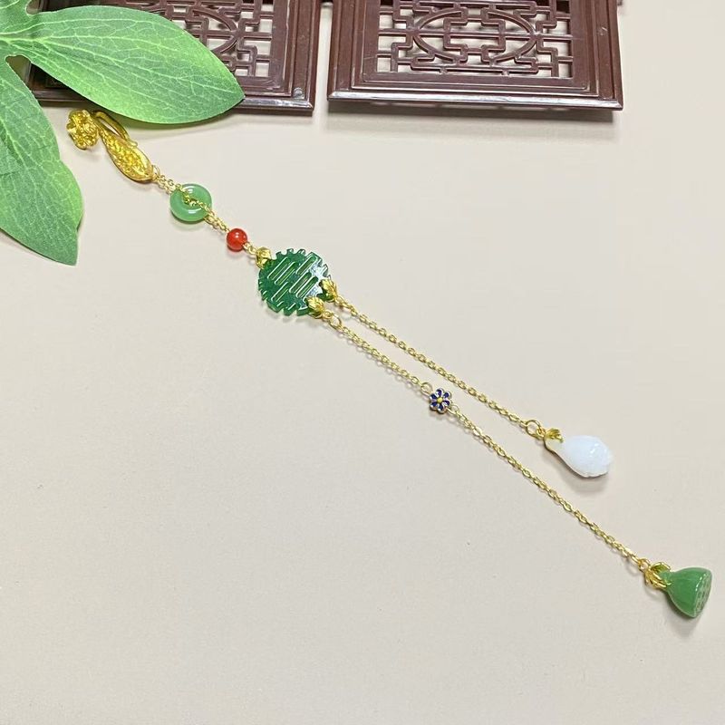 Chinese Fad Cheongsam Lappet Pendant New Chinese Original Retro Style Corsage Ornaments Han Dynasty Tassel Brooch Ornament Accessories