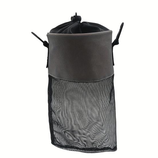 Mesh Clothespin Bag Holder with Drawstring Closure Breathable Moisture Resistance Large-Capacity Clothespin Storage Organizer