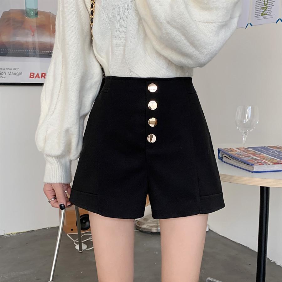 2024 Women's High Waist Wide Leg Casual Shorts: Trendy Slimming Spring & Autumn Style