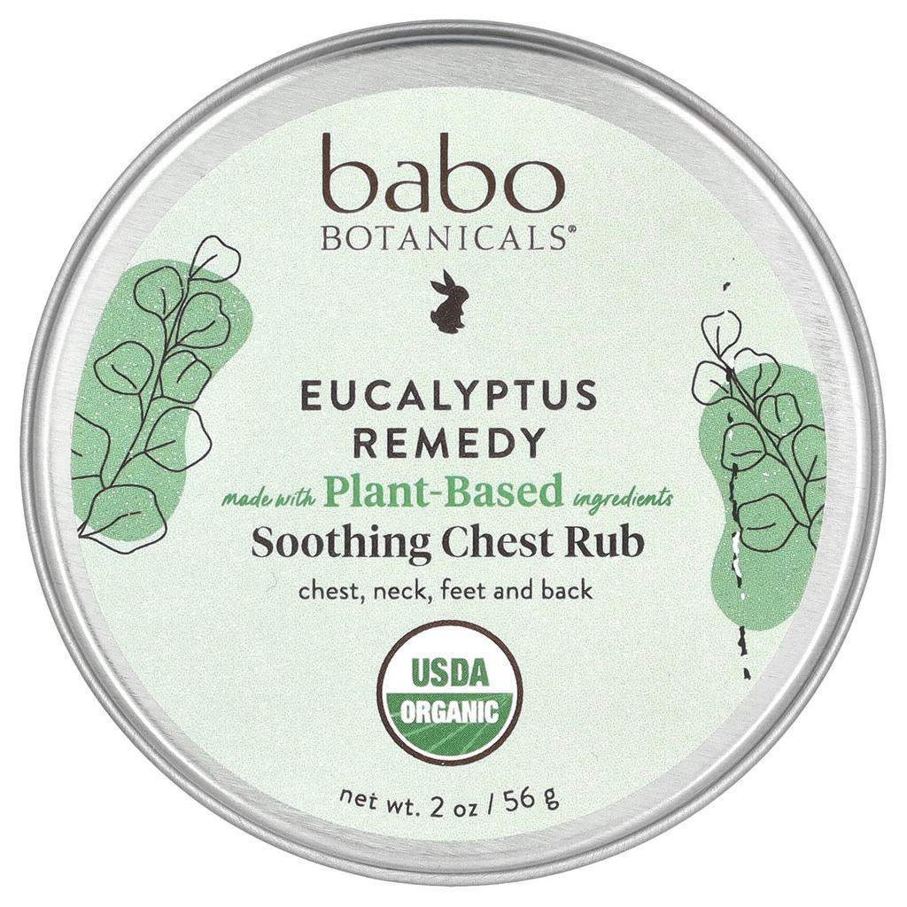 Eucalyptus Remedy, Smoothing Chest Rub, 56G(2Oz)