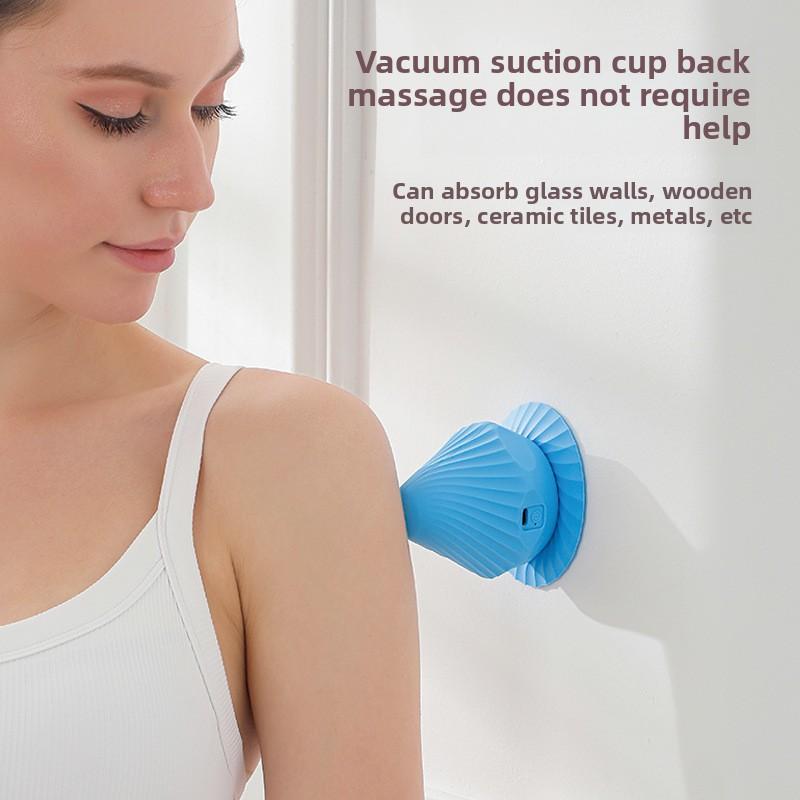 Deep Acupoint Massage Tools USB Massage Ball with Suction Cup Manual Back Neck and Waist Region Relaxing Vibration Massage Ball