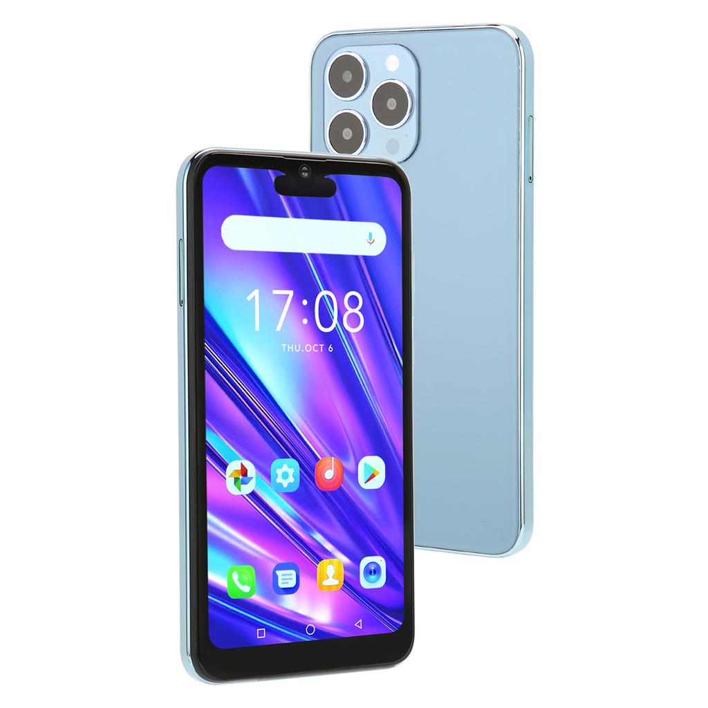 6.1in 3G Unlocked Smartphone for Android 8.1 4GB 32GB Dual SIM Cell Phone MTK6580A Quad Core CPU 5MP 8MP 100‑240V Light