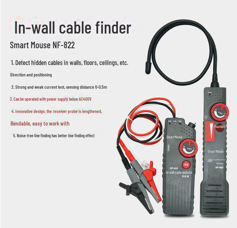 NF-820/822 Smart Wandkabel- und verdeckte Leitungssucher