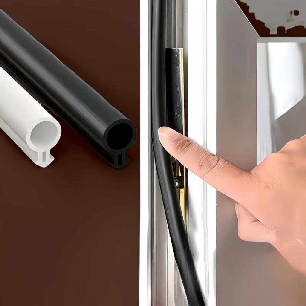 1m/2m/3Meter/6m O-Typ Kunststoff Stahl Tür Fenster Block Dichtung Wetterleiste Silikon Gummi Elastisches Band Hohl