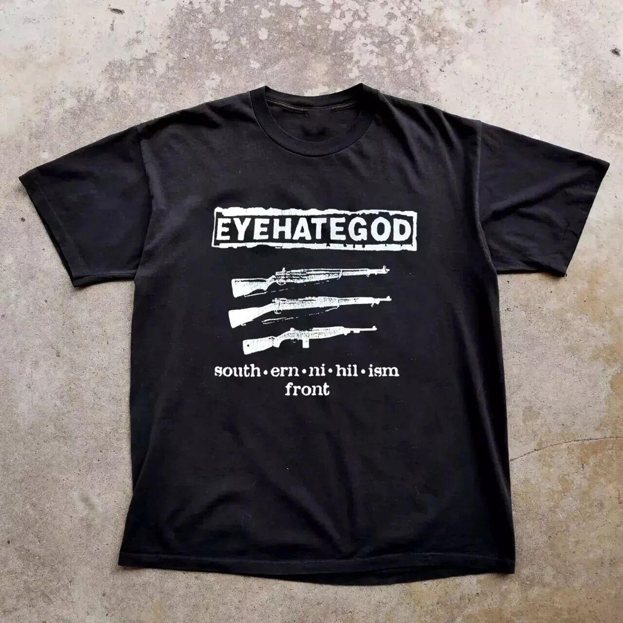

Y2k Винтажная Панк Короткий Рукав VTG Eyehategod Тур 2009 Отсутствие Все Размеры Подарок Футболка Графический Принт Хлопковая Футболка Унисекс S