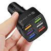 6 Port USB Car Charger QC3.0 30W Auto Adapter for Cigarettes Lighter Safe and Efficient Charging Solution