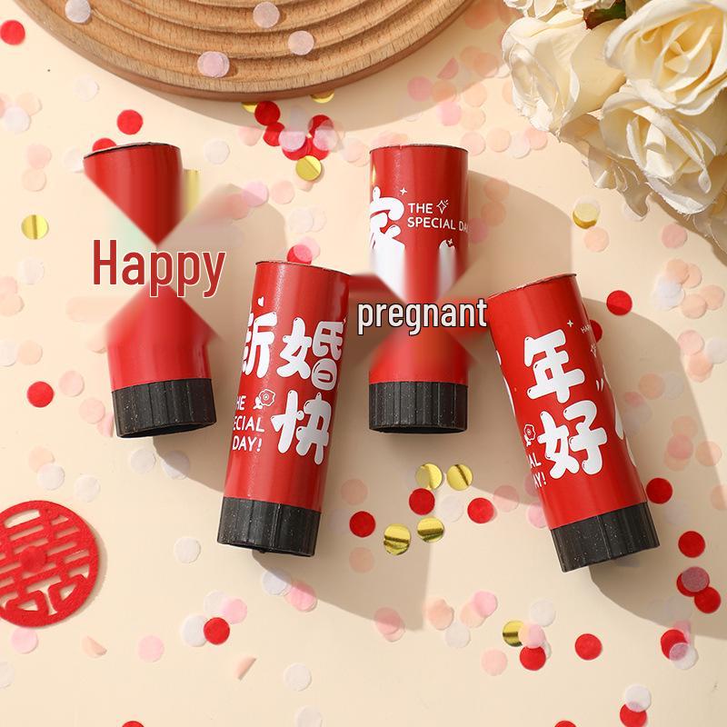 Automatic Wedding Confetti Popper Stick – Perfect for Engagement Photos and Celebrations