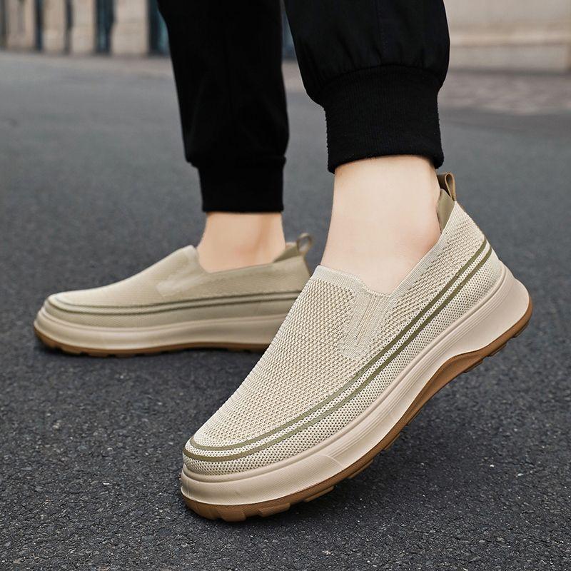 Herren Slipper Luxus Plateau Lässig Sport Tennis Sneaker Für Herren 2024 Bequeme Outdoor Mode Trekking Slip-Ons Schuhe