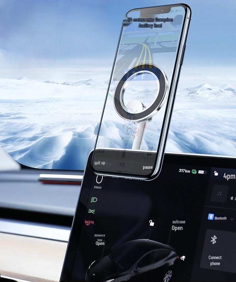 Tesla Model 3/Y Center Console Magnetic Phone Holder