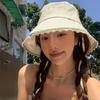 Bucket hat women's summer UV protection atmosphere big head circumference small face hat sun hat sun protection