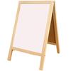 1Pc Independent Double-sided Blackboard Wooden A Frame Is Used For Sketchpad Teaching Mini Board Activity Sign Party Decoration