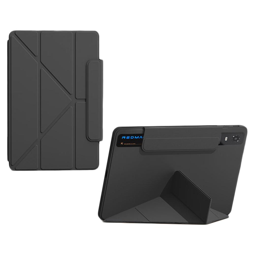 Voor Nieuwe ZTE REDMAGIC Astra Gaming 2 9,06  RedMagic Pad Tablet 3, 5 Pro 9,06 Inch Multihoekige Opvouwbare Stand Slanke Pasvorm Hoes RedMagic Astra 9.06 zwart