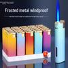 2025 Gradient Metal Windproof Lighter – Durable, Frosted, Explosion-Proof, Refillable, High-Value Design