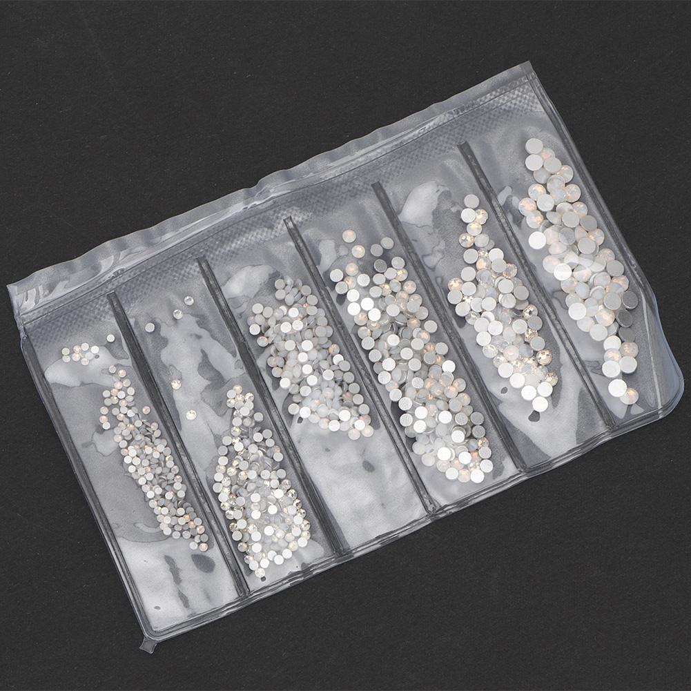   Colorful   Glass Nail Art Rhinestons Decoration Costumes Material Package(Silver)