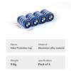 For BMW 4Pcs Car Wheel Air Valve Dust Cap Tire Valve Stem Cover Auto Accessories E90 E60 E46 E39 F30 F10 E87 X3 X4 X5 X1 G30 G20
