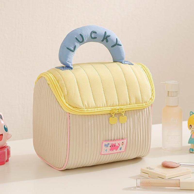 Cute Cottage Trendy News - Favorite Cloud - Feel Cosmetic Bag Travel Bag Soft Cute Portable Storage Bag Large - Capacity Household Storage Bag