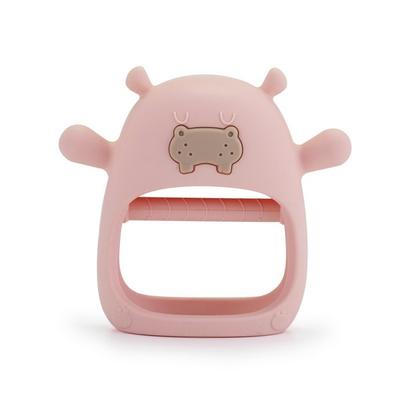Tolstoy Dasomaru Hippo Teether, Single Item, PINK, 1 Set, Korean Baby Products