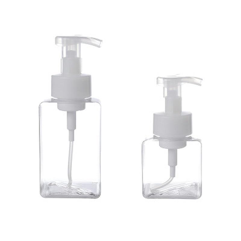 250/400 ml skummende flaske Bærbare såpedispensere for baderom Sjampopumpeflasker for flytende såpe Baderomstilbehør