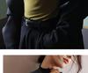 Women's Stylish High-Neck Ruffled Long Sleeve Top - Slimming and Flattering for Autumn/Winter