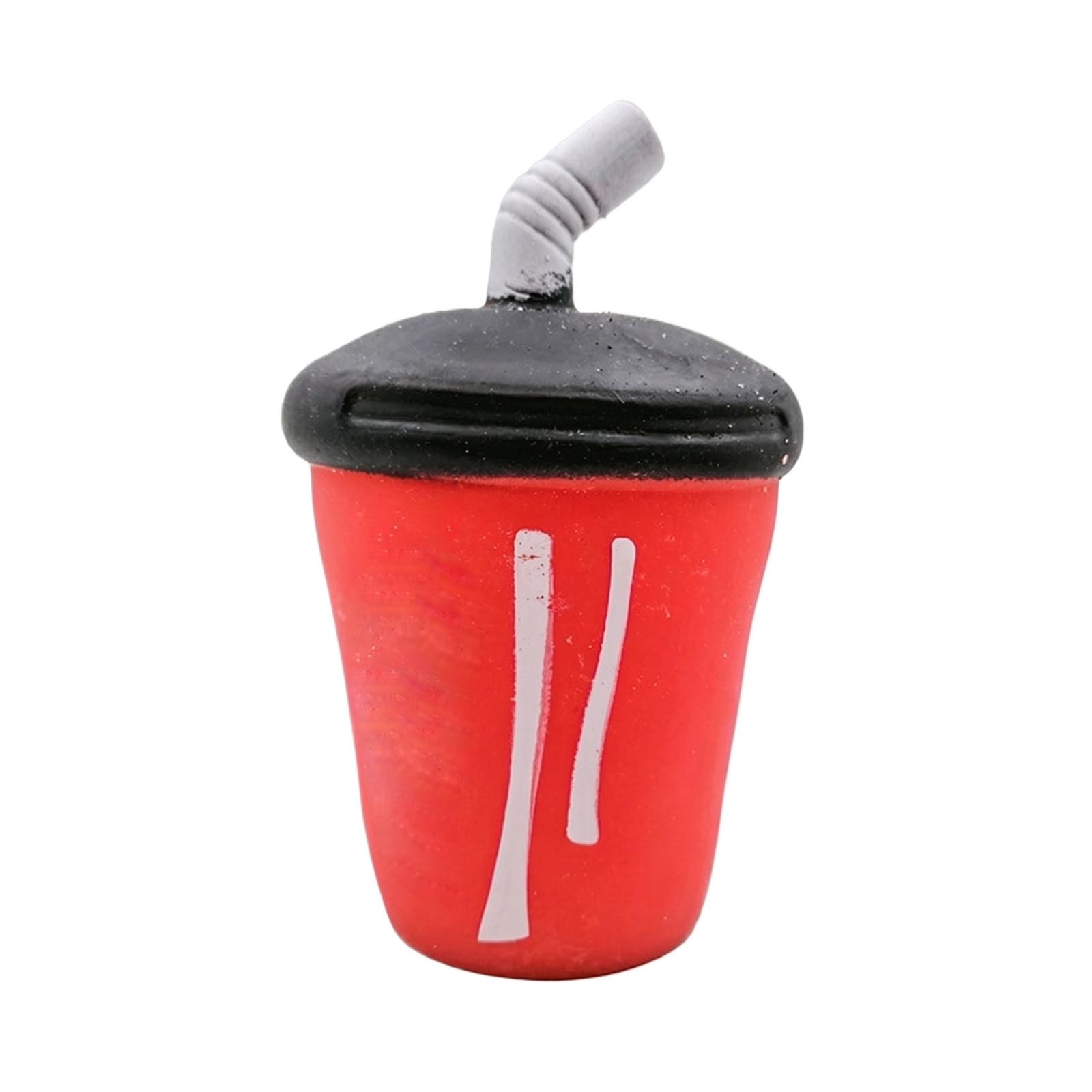 

Soft Squishy Drink Cup Toy with Straw Stress Relief Sensory Squeeze Toy Slow Rising Material for Anxiety and Focus One Size
