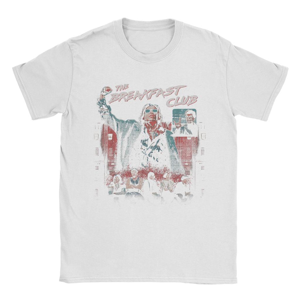 The Breakfast Club Skupinový snímek Malované Odřené Pánské Tričko Tričko Krátký Rukáv Kulatý Výstřih Trička Čistá Bavlna Dárkové Oblečení