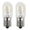 2Pcs 110V E14/E17 Sewing Machine LED Bulb Light Illuminate 15w 150lm Lamp for Singer Home Sewing Machine Push In Light Bulb Type