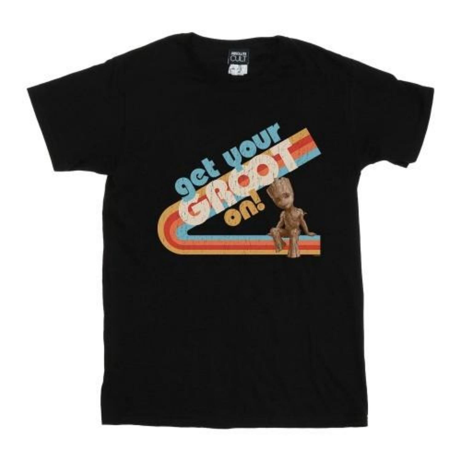 Guardians Of The Galaxy Girls Groot Retro T-Shirt XXXXL