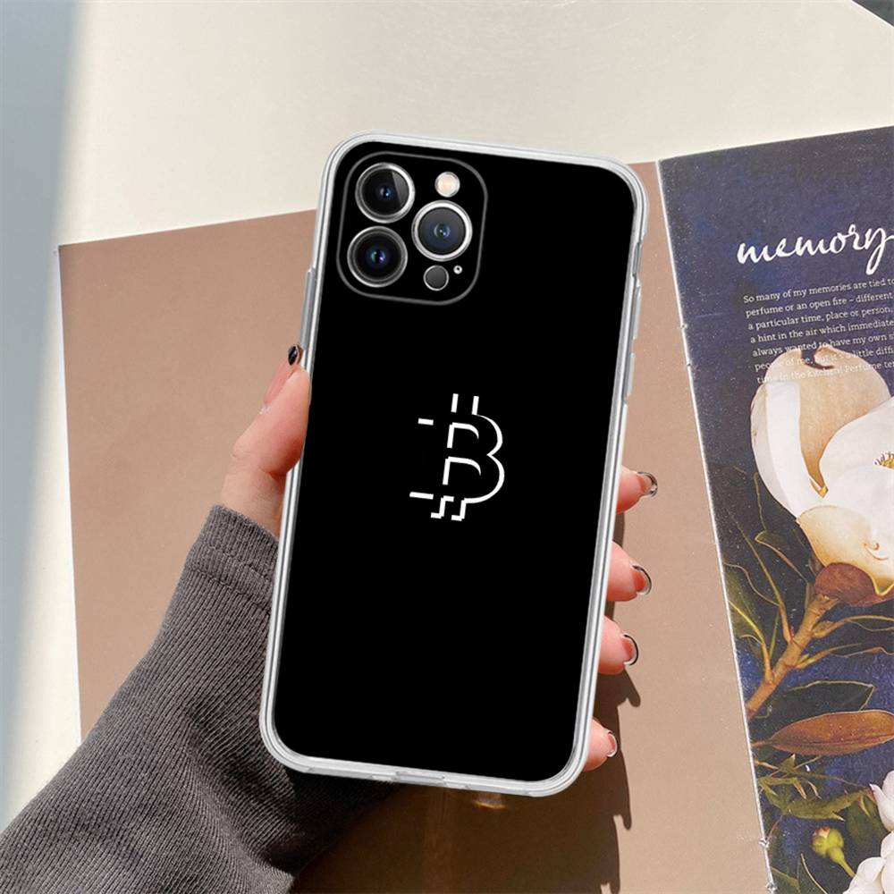 

Bitcoin Phone Case For IPhone 17 16 15 14 13 12 11 Pro Max Plus Soft Cover Personalized DIY iPhone 12