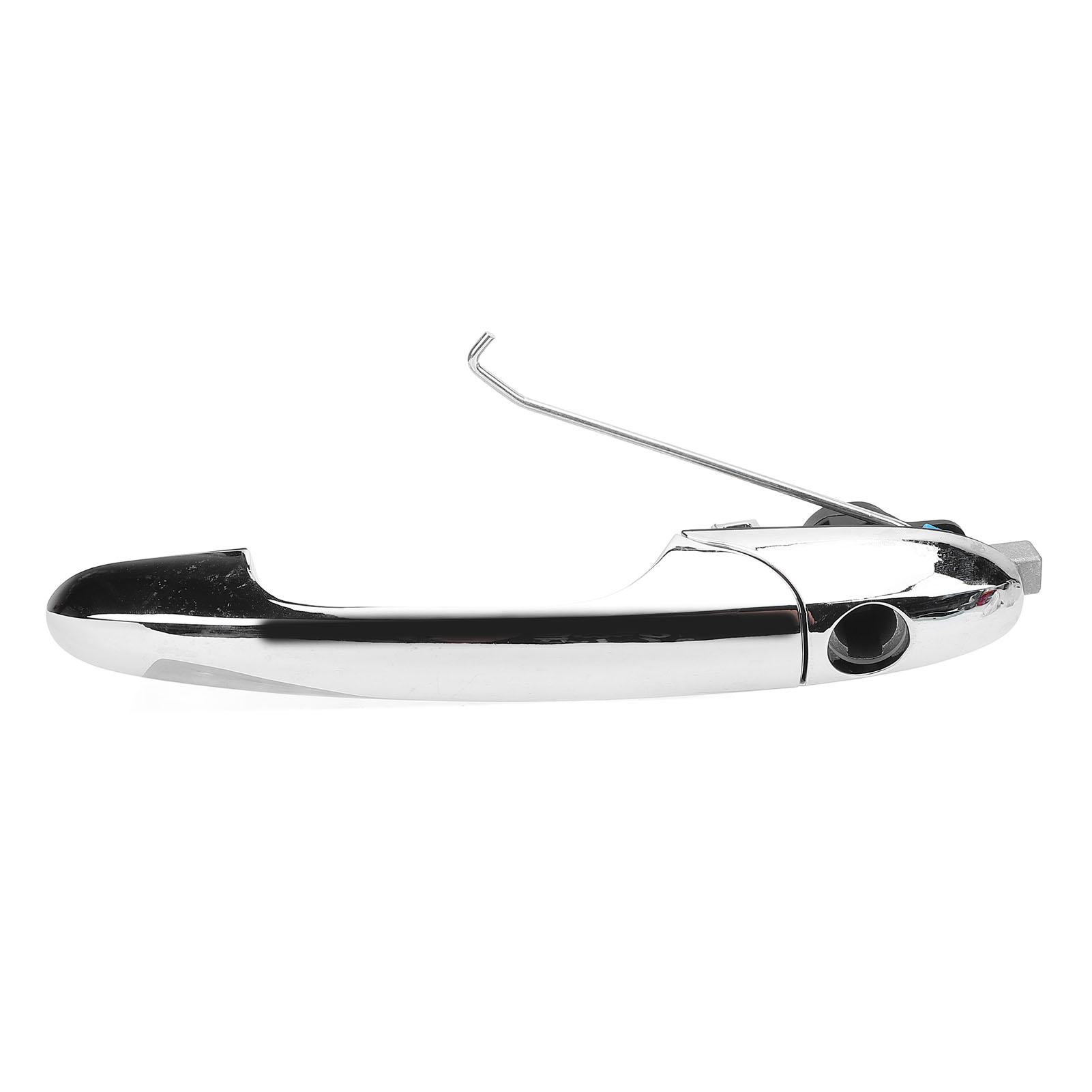 Car Exterior Door Handle Chrome Stylish Look Smoother Grip High Strength Outer Outside Door Handle