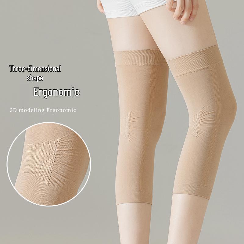 Genunchiere pentru femei din modal respirabil: Mânere de picior sport fără cusături de vară