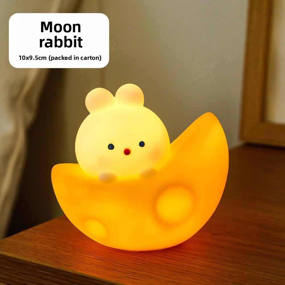 Cartoon Luminous Night Light, High Appearance Level, Small Gift, Children's Cute Moon Night Light