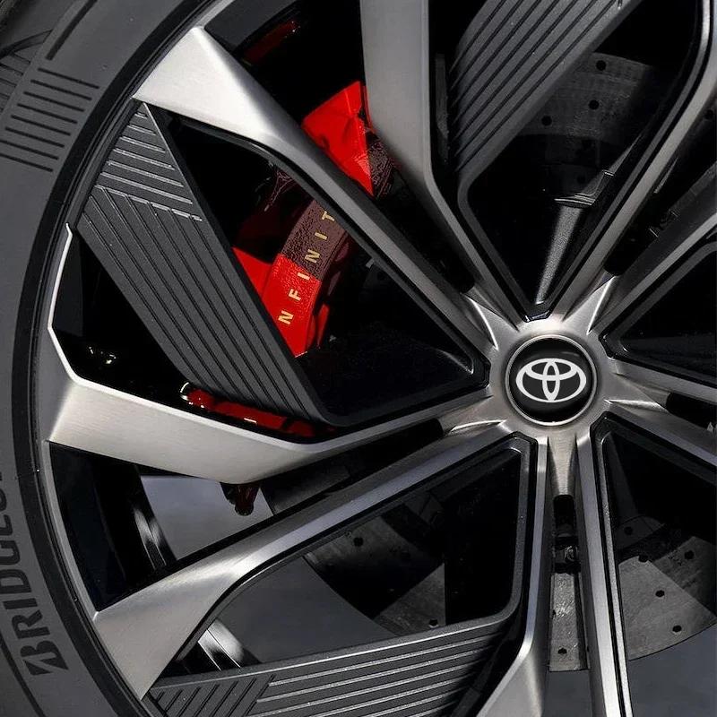 4pcs 60mm Car Wheel Center Hub Center Cap Rim Hub Dustproof Cover Emblemem For Toyota Camry Corolla Yaris Chr Auris Avensis T25