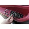 Car Door Window Glass Lift Button Panel Trim Cover Compatible with Maserati Levante 2016-2021 Ghibli 2014-2021 Front and Rear Doors Armrest Window